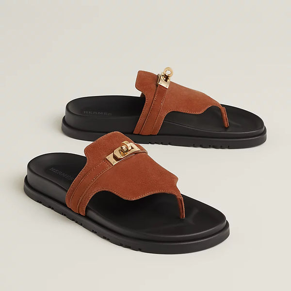 Sandale Hermès Empire – Brun Amourette