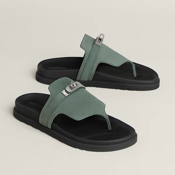 Sandale Hermès Empire – Vert Cèdre