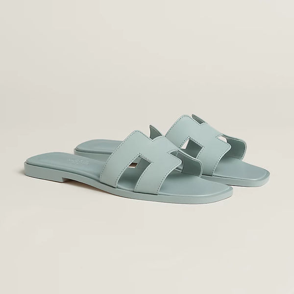 Sandale Hermès Oran – Bleu Glacier